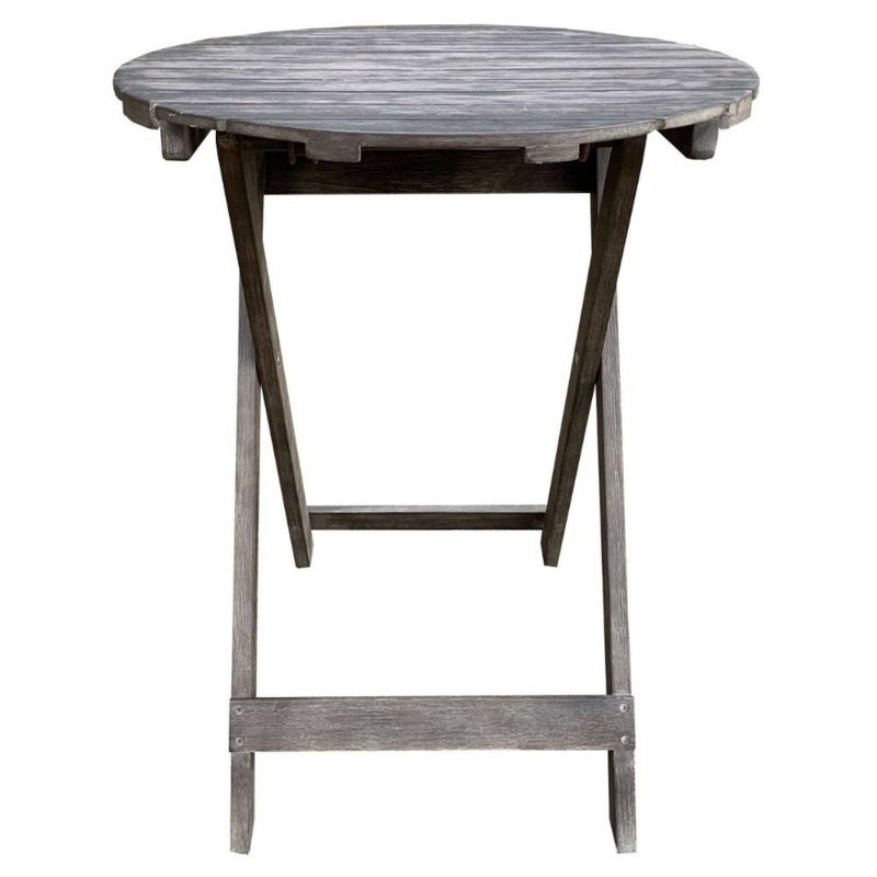 Crestview 3pc Folding Bistro Set - Brown - Courtyard Casual