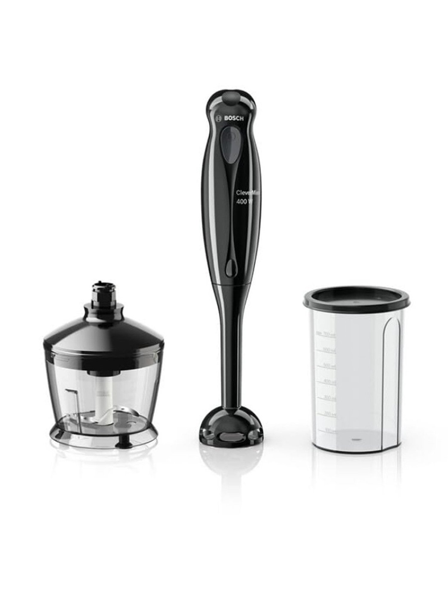 Bosch 400W Hand Blender with Beaker and Chopper (Black)