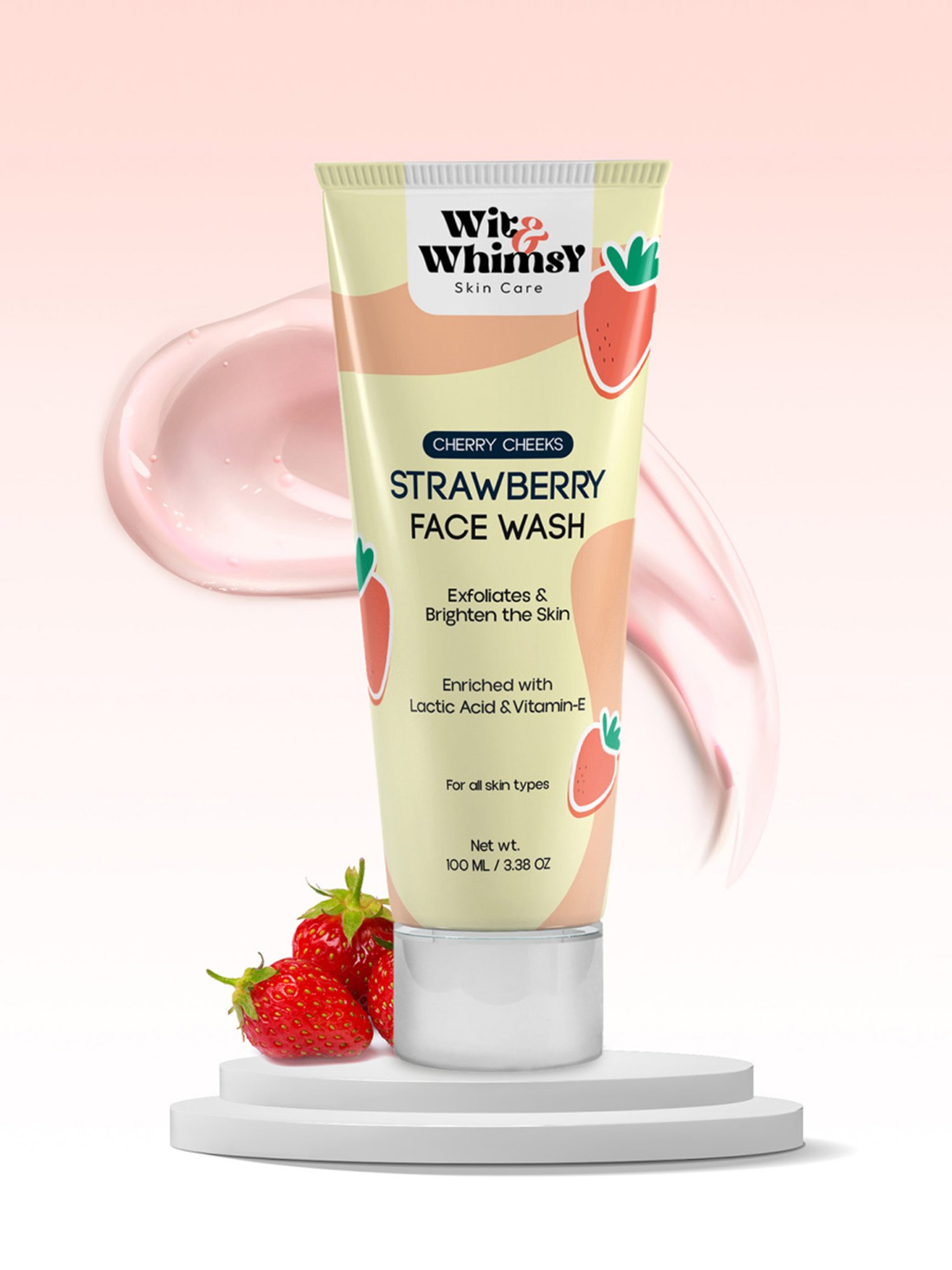 Globus Naturals Rice Ceramide Radiance Face Wash - Pack of 3