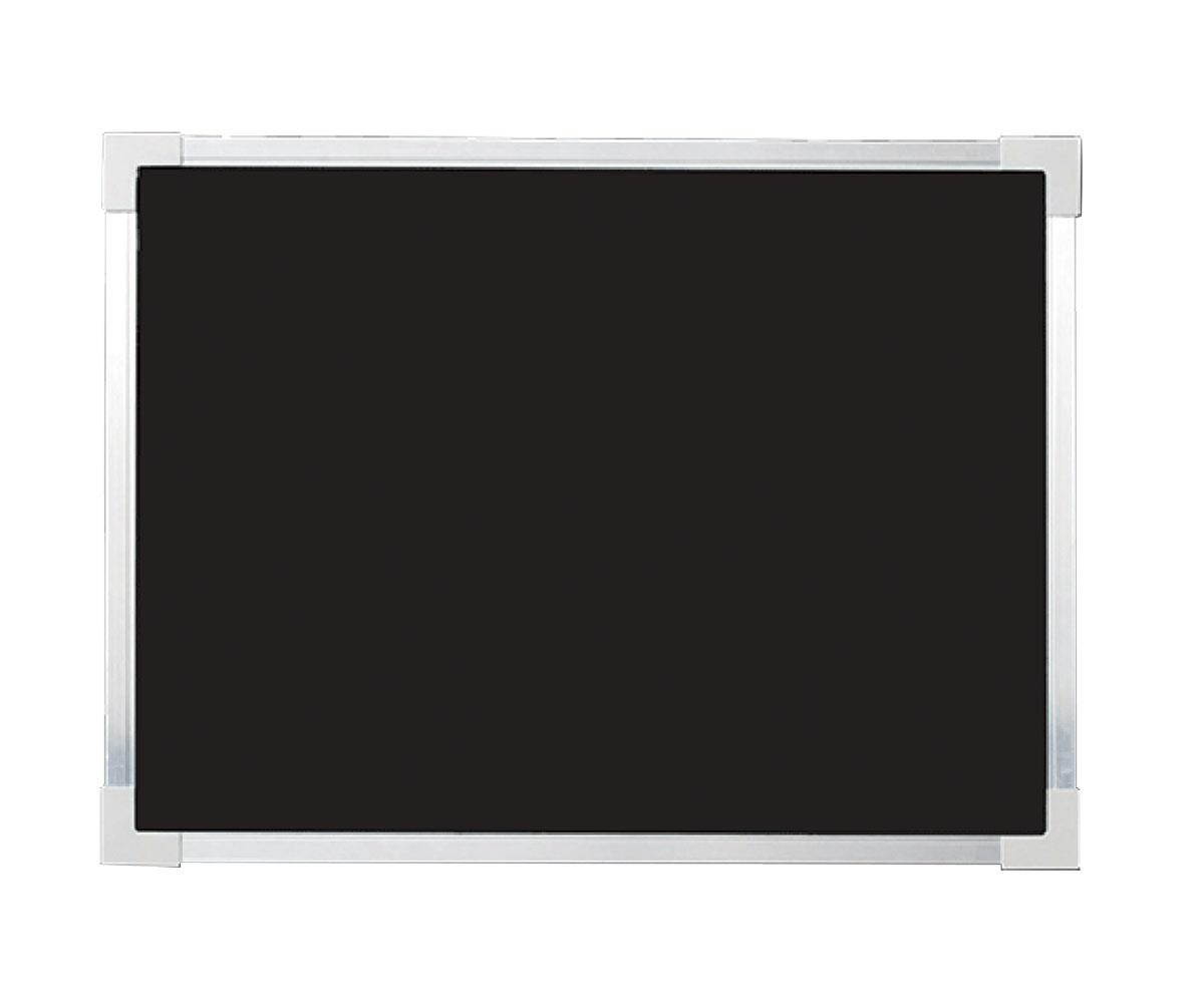 Flipside Products 36" x 48" Black Aluminum Framed Chalkboard for Classroom, Office and Home