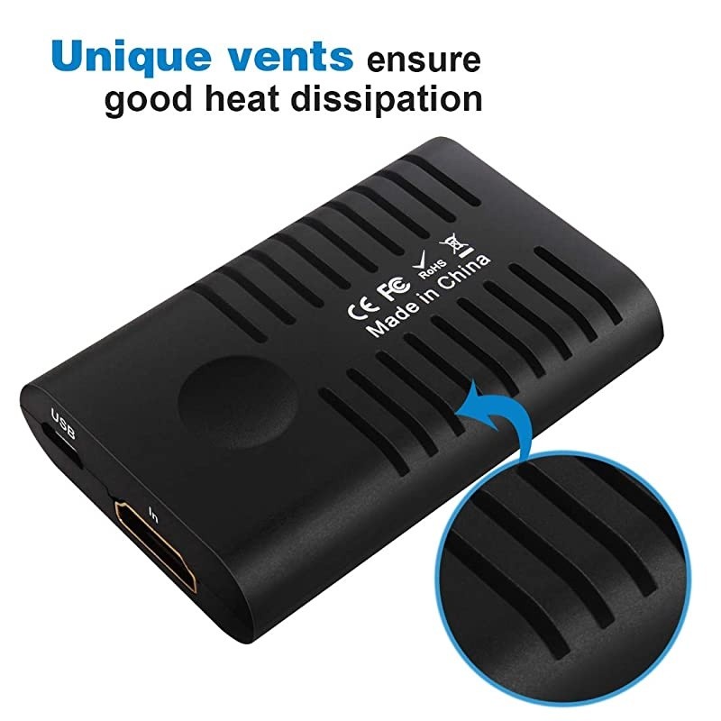 HDMI Repeater 4K,  Upgrade HDMI 2.0 Repeater Signal Booster, HDMI Amplifier HDMI Repeater 4K Mini HDMI Extender Repeater Support 4Kx2K, 3D, 1080P, Fast & Lossless Transmission