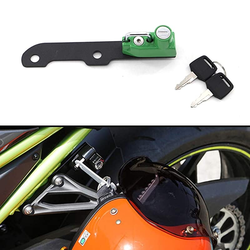 Helmet Lock Anti-Theft For Kawasaki Z900 2017 and later - Green