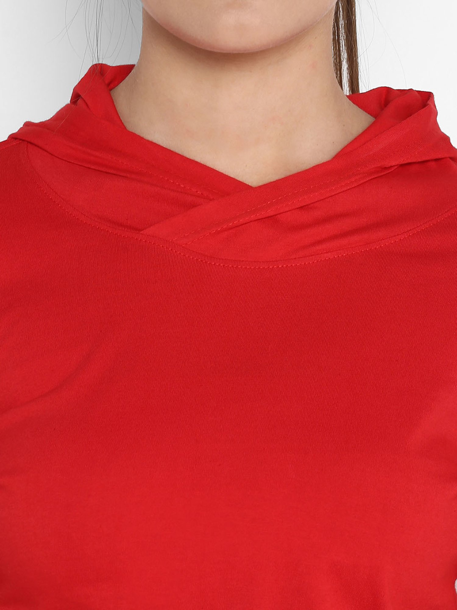 Appulse Red Cotton Slim Fit T-Shirt