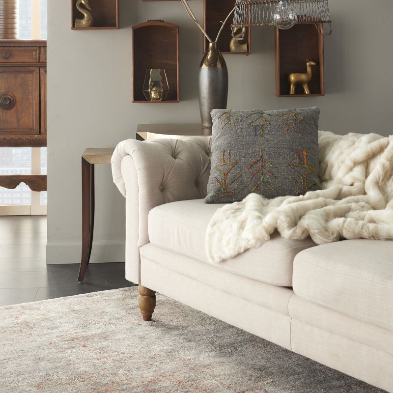 Life Styles GT649 Charcoal 18" x 18"