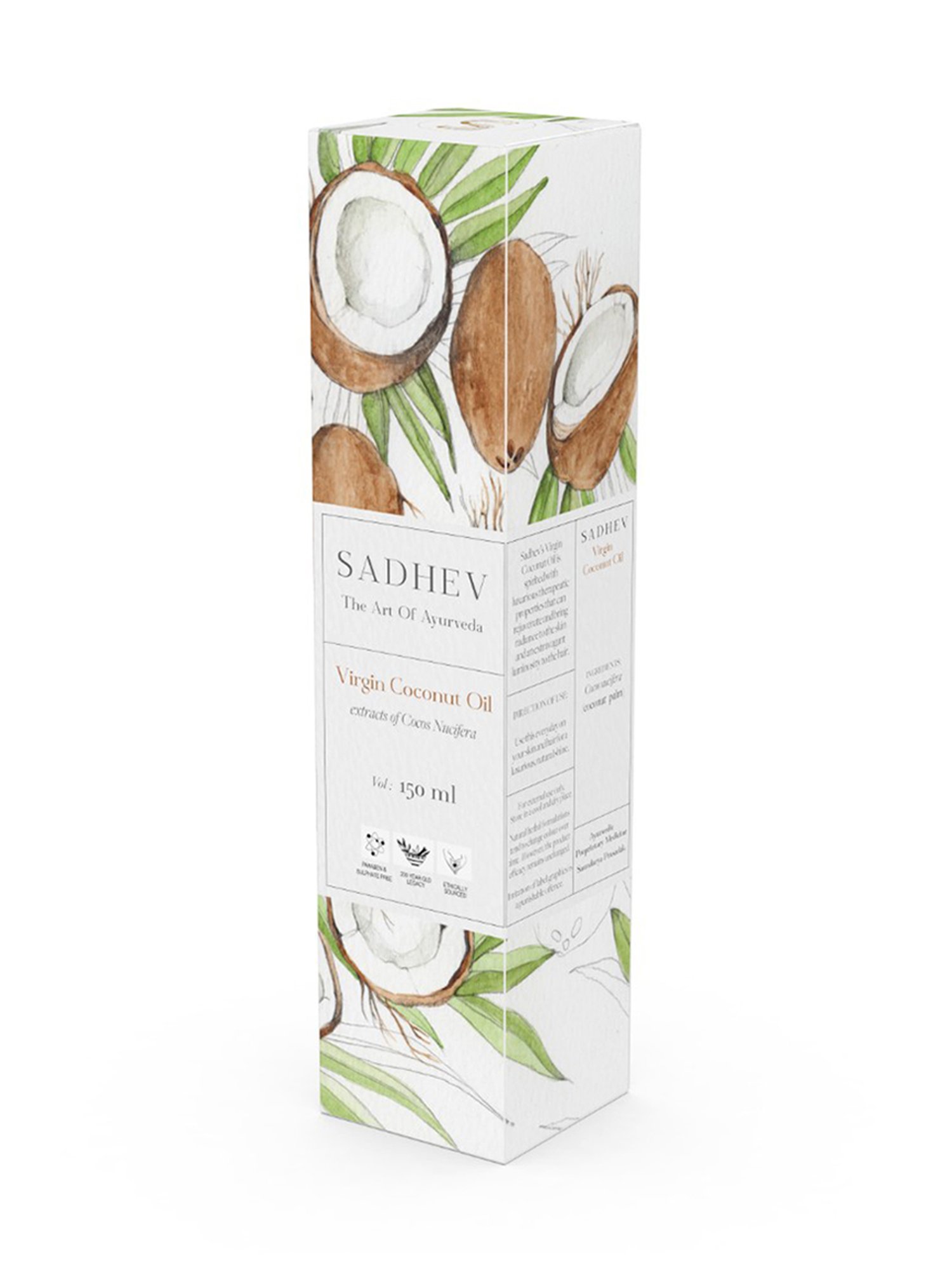 SADHEV The Art Of Ayurveda Virgin Coconut Oil - 150 ml