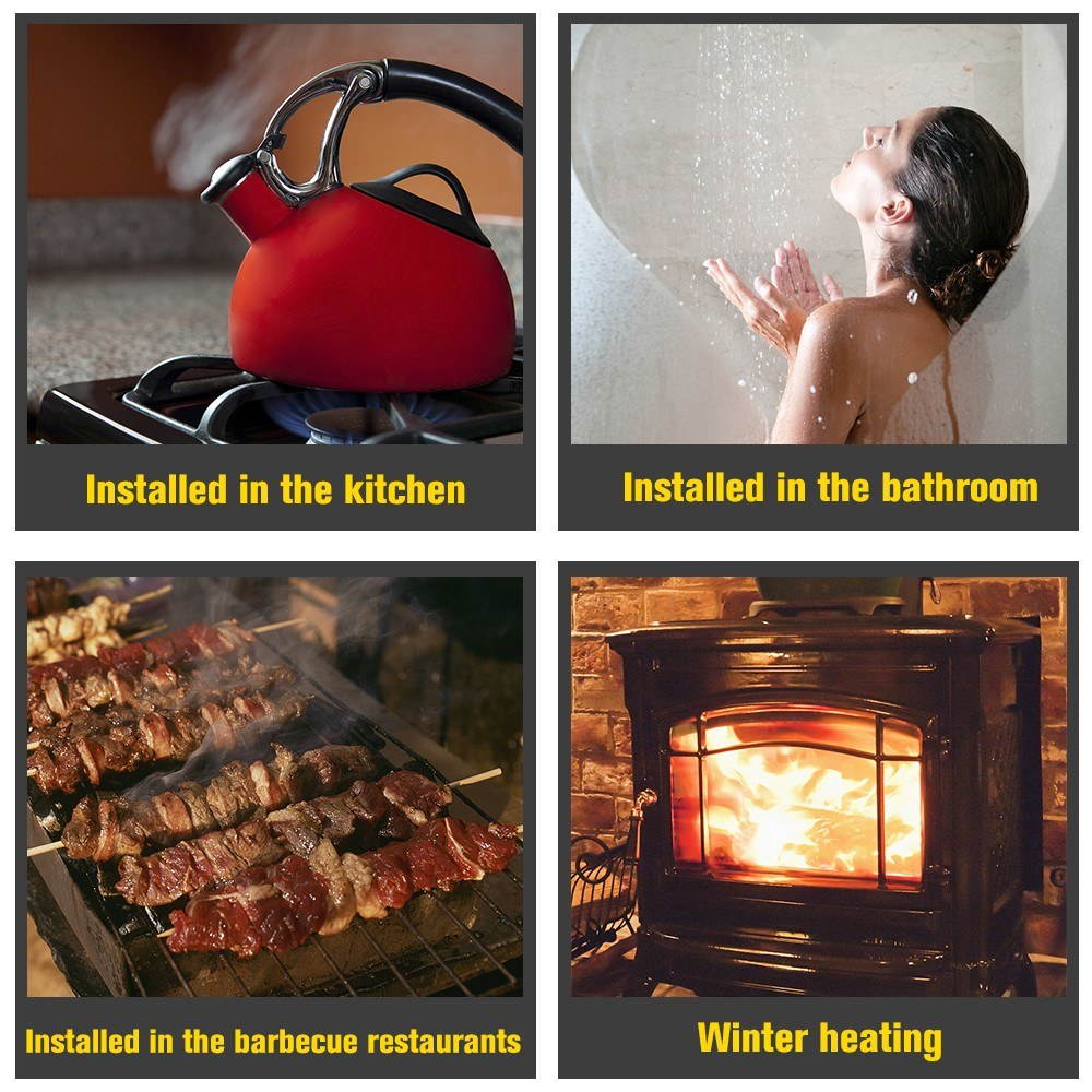 Wifi Smoke Detector Smart Fire Alarm Sensor Wireless Security System Smart Life Tuya APP Control Smart Home For Home Kitchen/Store/Hotel/Factory