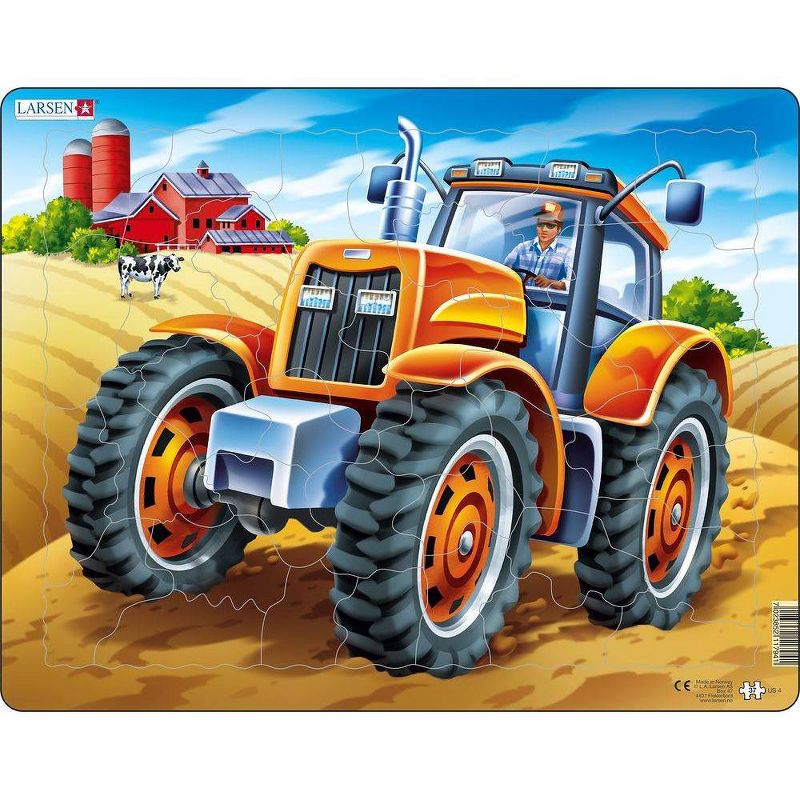 Larsen Puzzles Construction Kids Puzzle Set - 2pk