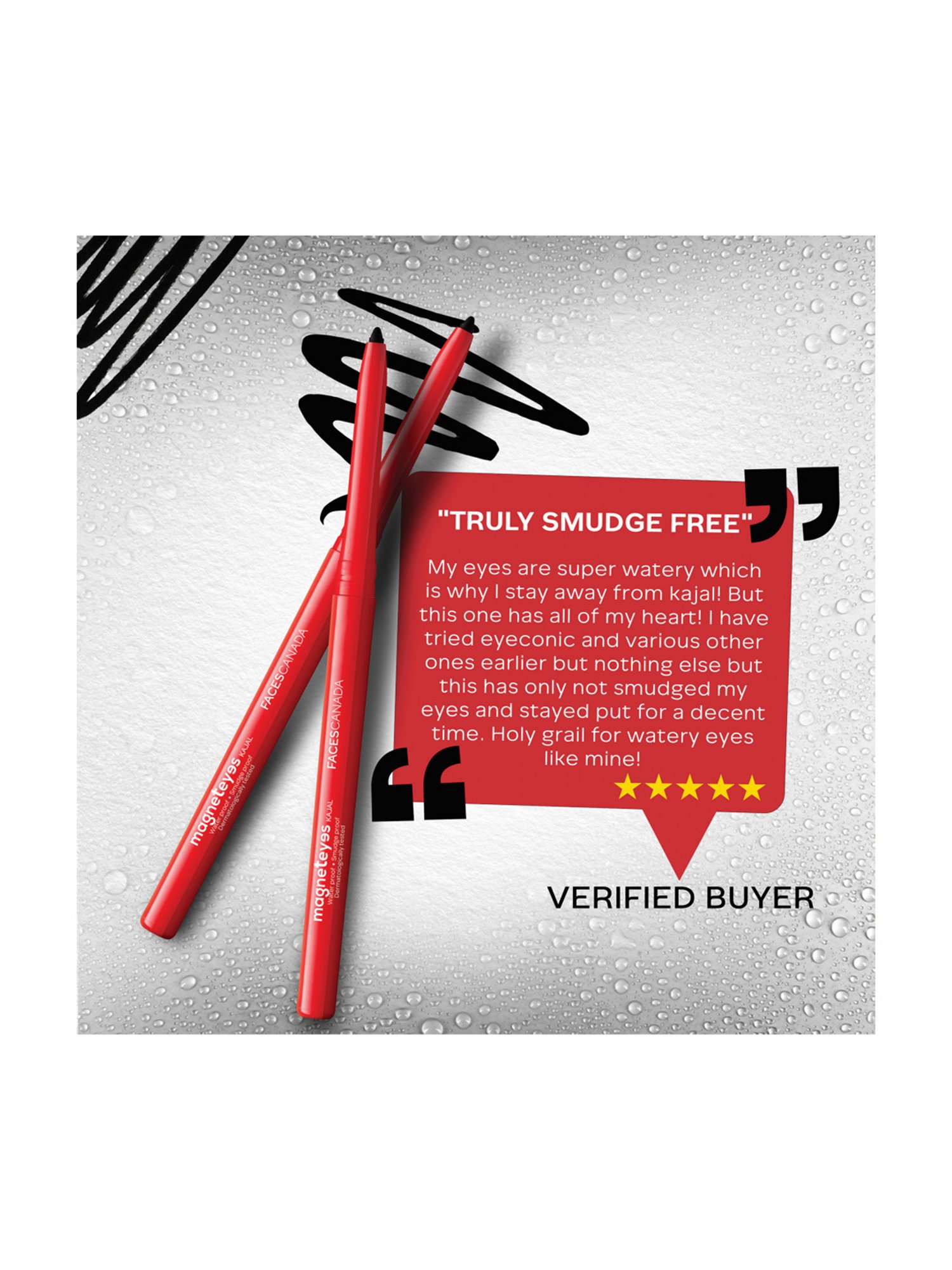 Matt Look Single Stroke Super Glide Eyeliner Kohl Kajal Bottle Green - 1.3 gm