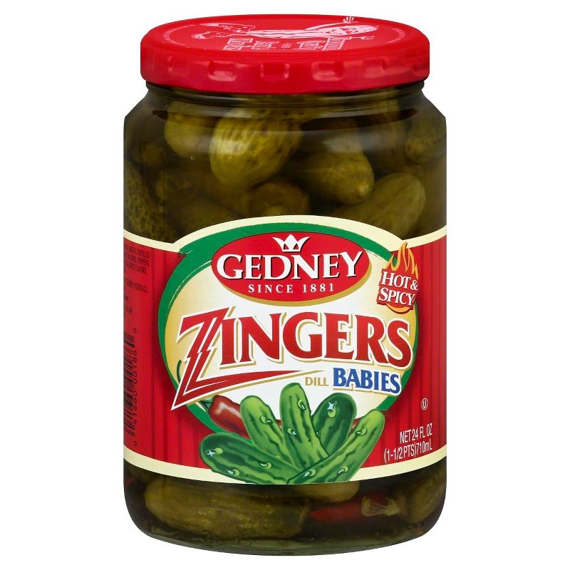 Gedney Hot & Spicy Zingers Dill Babies - 24oz
