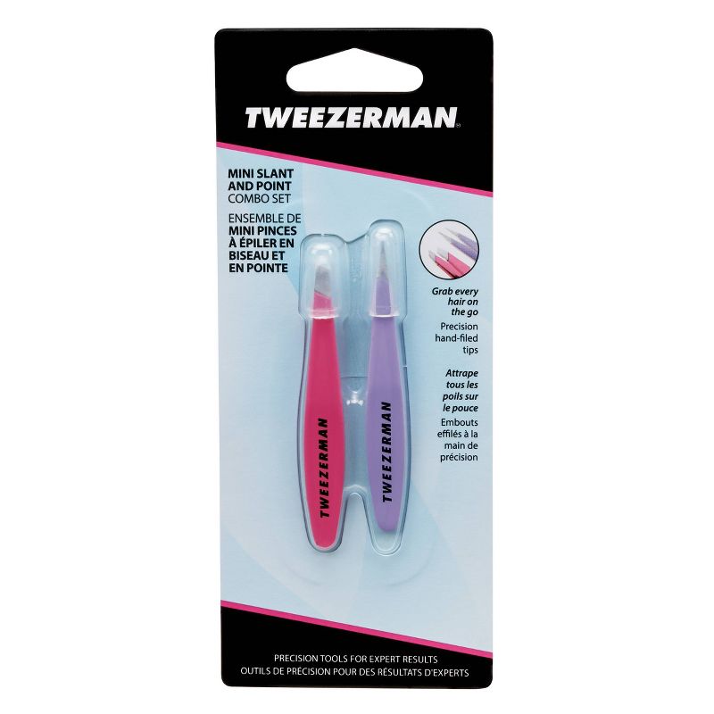 Tweezerman Mini Slant and Point Combo Set