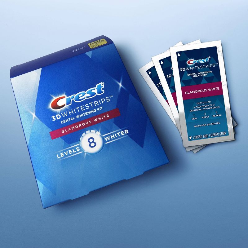 Crest 3D Whitestrips Glamorous White Teeth Whitening Kit - 14 Treatments