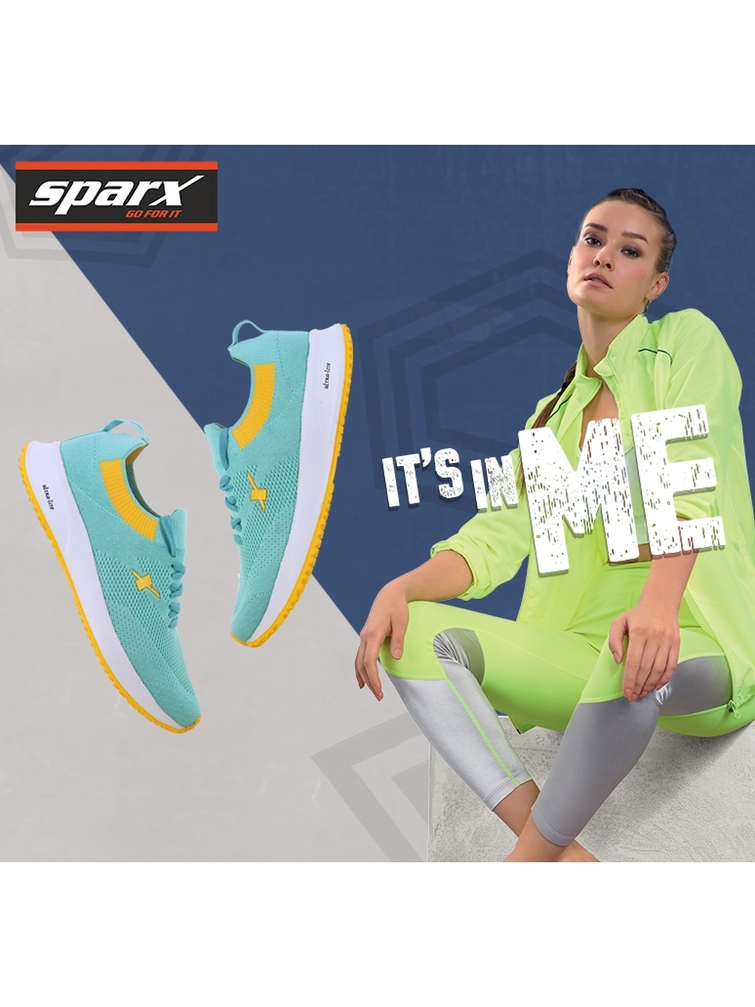 Sparx Women's Seafoam Green Running Shoes