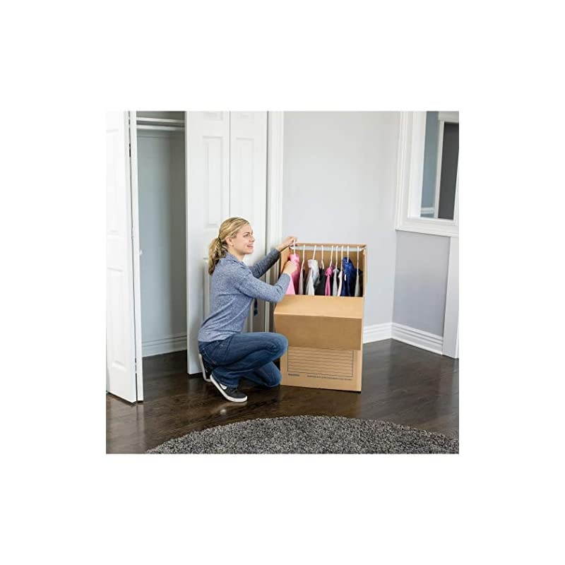 2-Pack SmoothMove Wardrobe Box Large, 3 Pack (8811001)