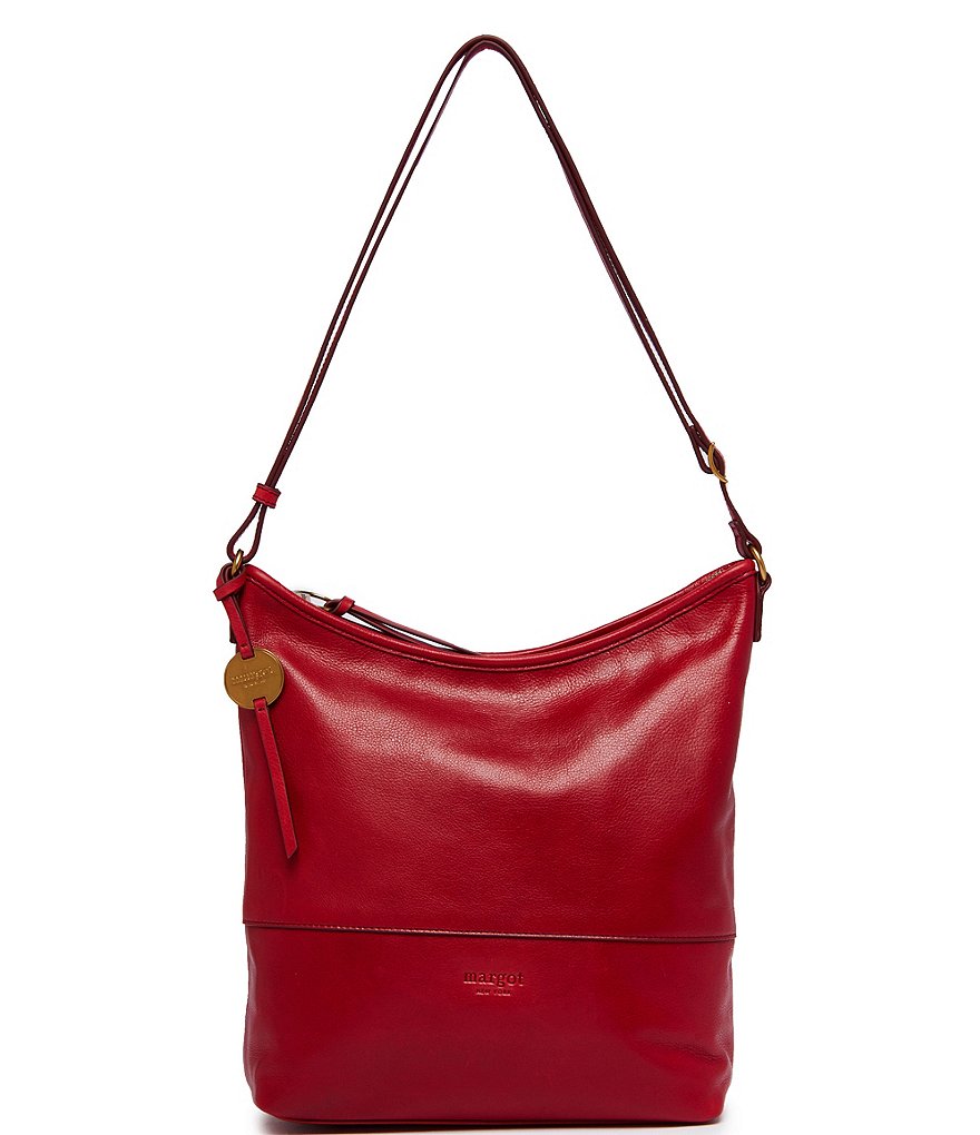Margot Chester Leather Hobo Crossbody Bag