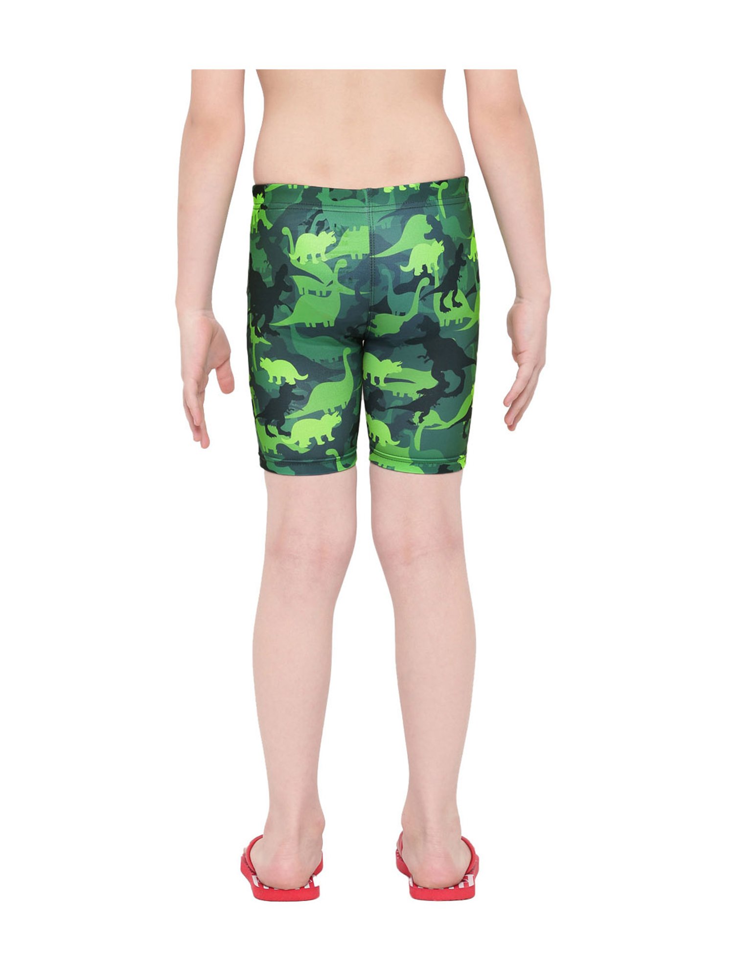 IO Kids Green Printed Jammers