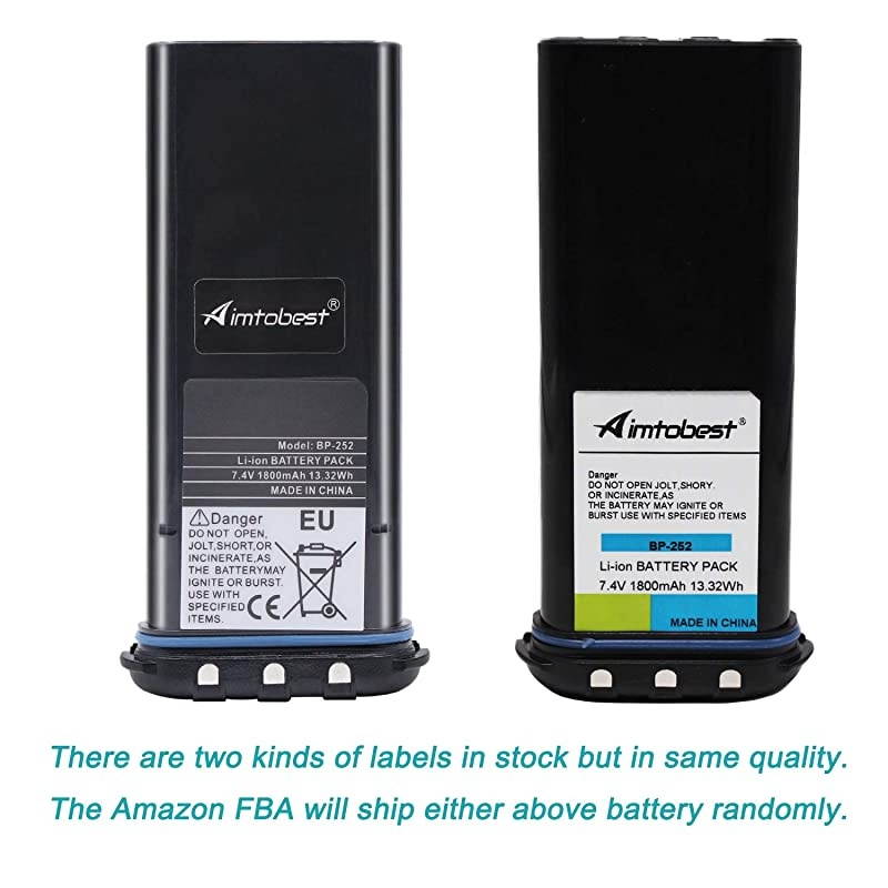 1800mAh Liion Battery Compatible for ICOM ICM34 ICM36 M34 M36 Portable Radios