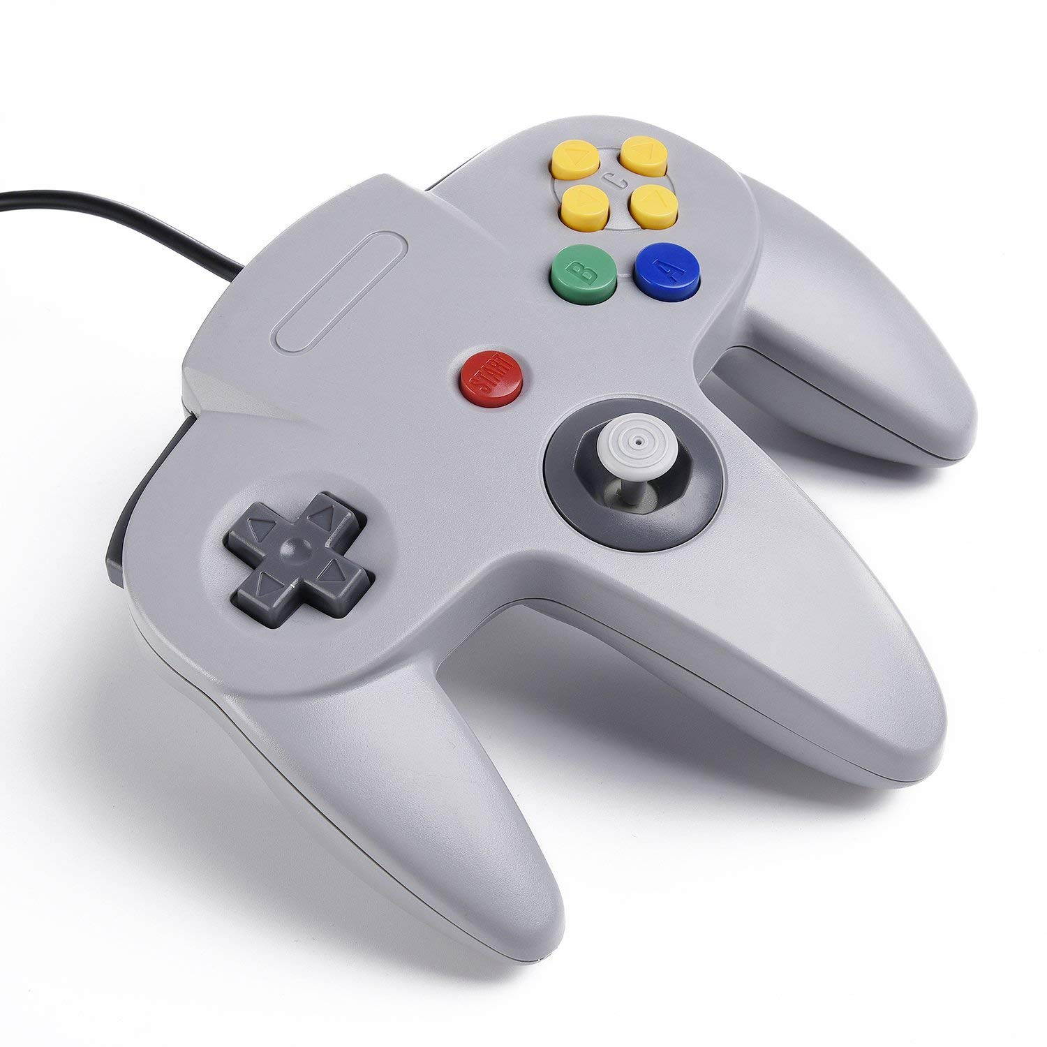 Generic Classic N64 Controller, Wired USB PC Game pad Joystick for Windows PC MAC Linux Raspberry Pi 3 Sega Genesis Higan