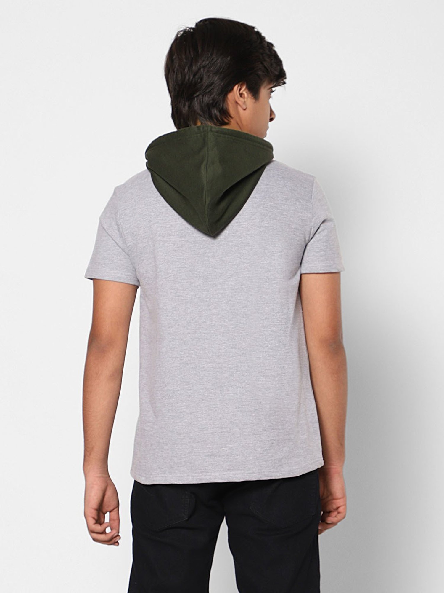 TeenTrums Boys Grey Textured Sweatshirt