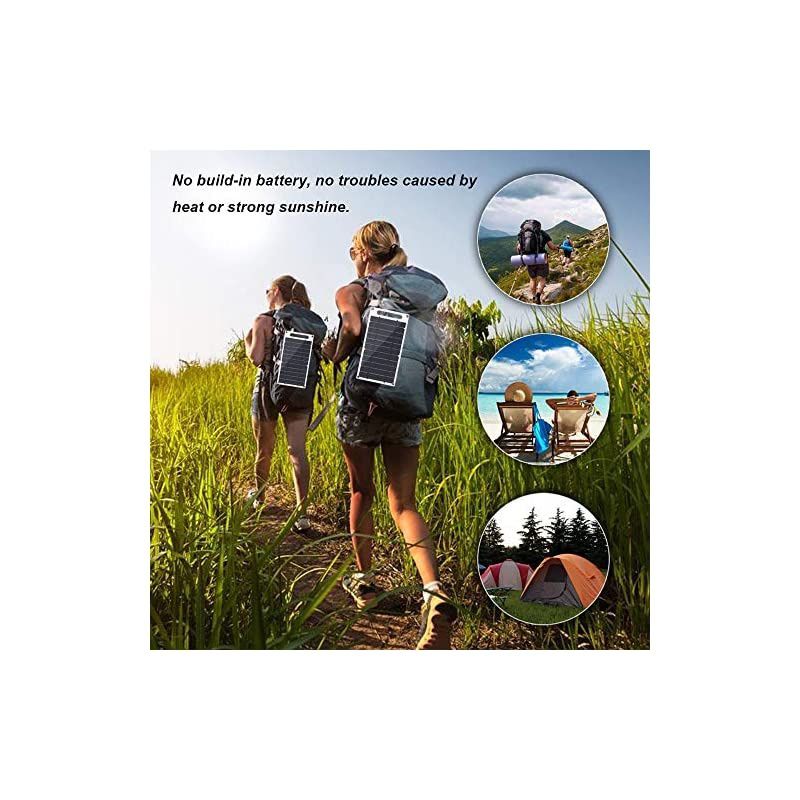 Solar Panel Charger USB Port Portable High Power Paper Shaped Monocrystalline Silicon for Cell Phone Camping