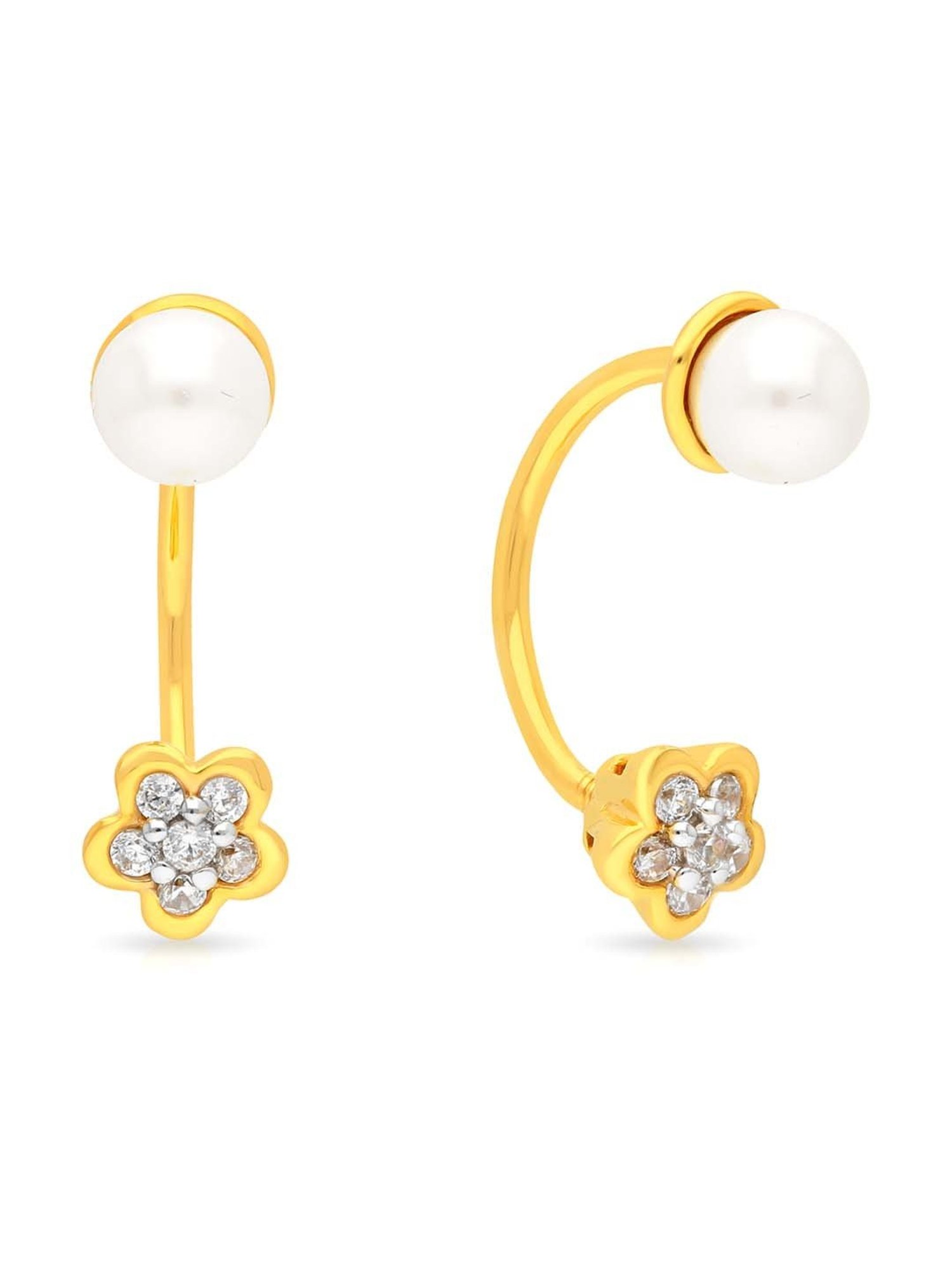 Malabar Gold and Diamonds 22k Gold Earrings for Women