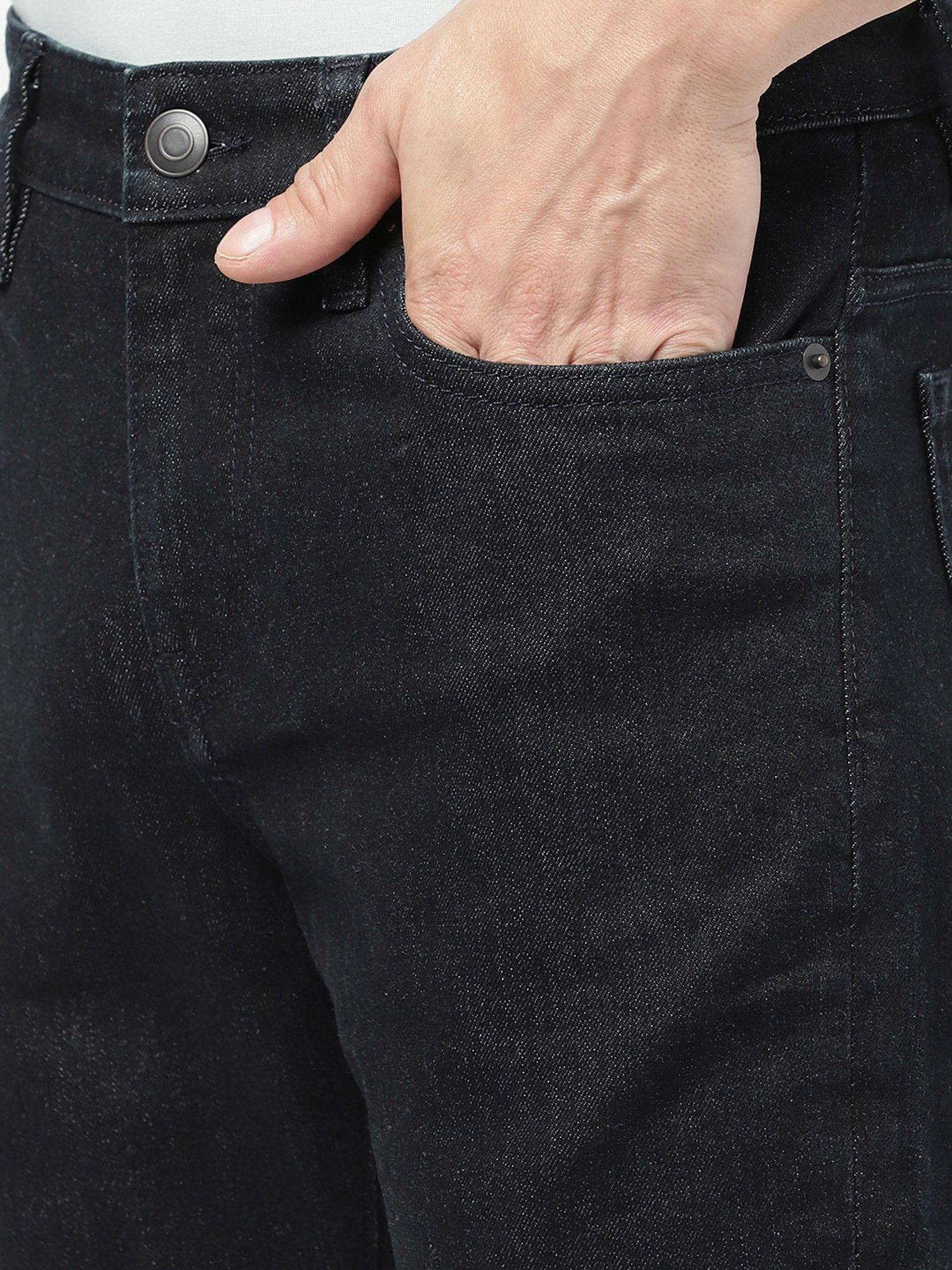 Passion Navy Comfort Fit Lightly Washed Jeans