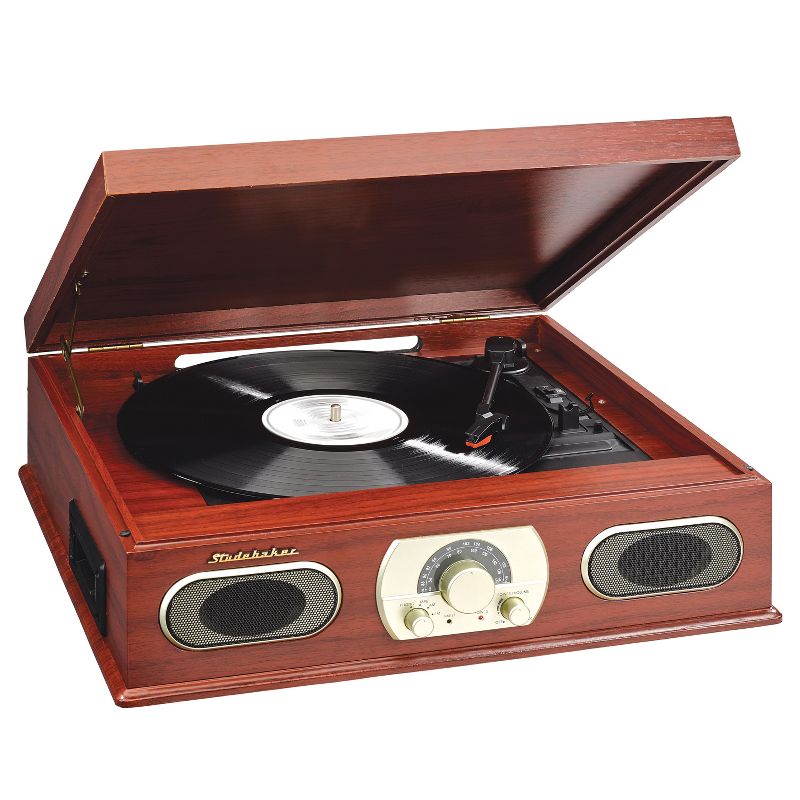 Trexonic 3-Speed Vinyl Turntable Home Stereo System