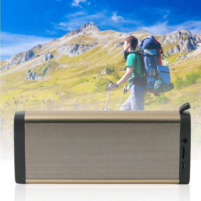 Metal Wireless Bluetooth V3.0 Speaker Theater Party Speaker 3.5MM Speaker