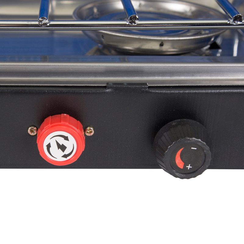 Stansport Double Burner Propane Stove Blue