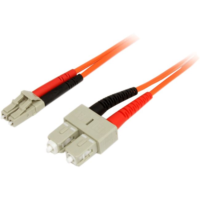 Fiber Optic Cable LC-LC 9/125 Duplex Single-Mode Fiber Cable Yellow 5 meters