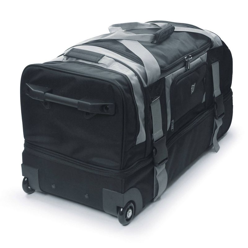 FUL Rig 30" Rolling Duffel Bag - Black