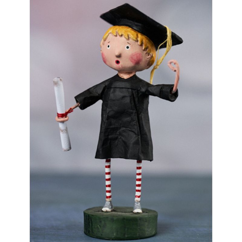 Lori Mitchell 5.5" Gentleman Graduate Figurine Graduation Diploma Cap  -  Decorative Figurines