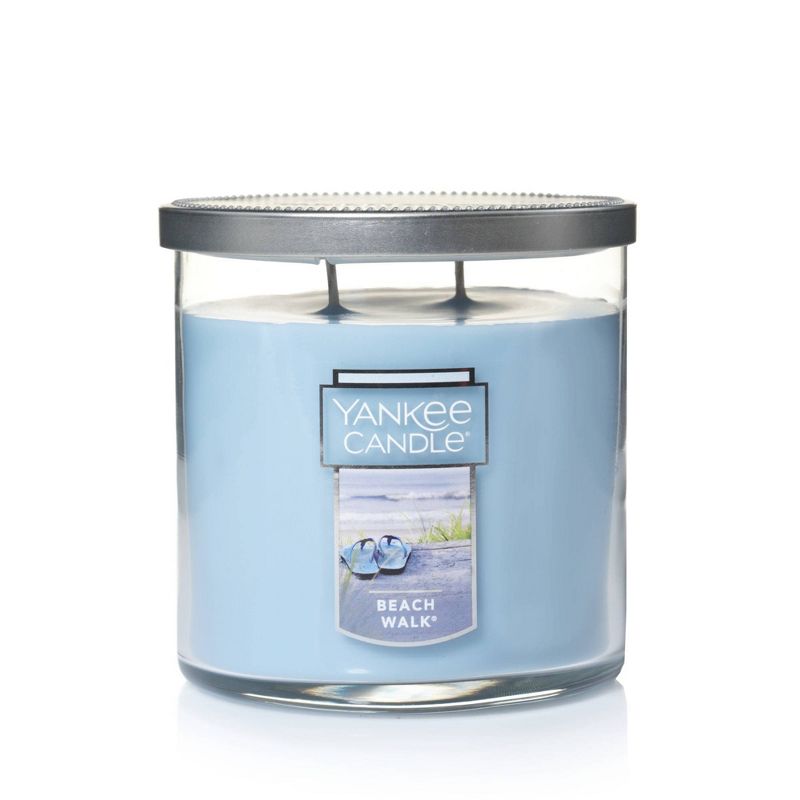 12.5oz Lidded Glass Jar 2-Wick Beach Walk Candle - Yankee Candle
