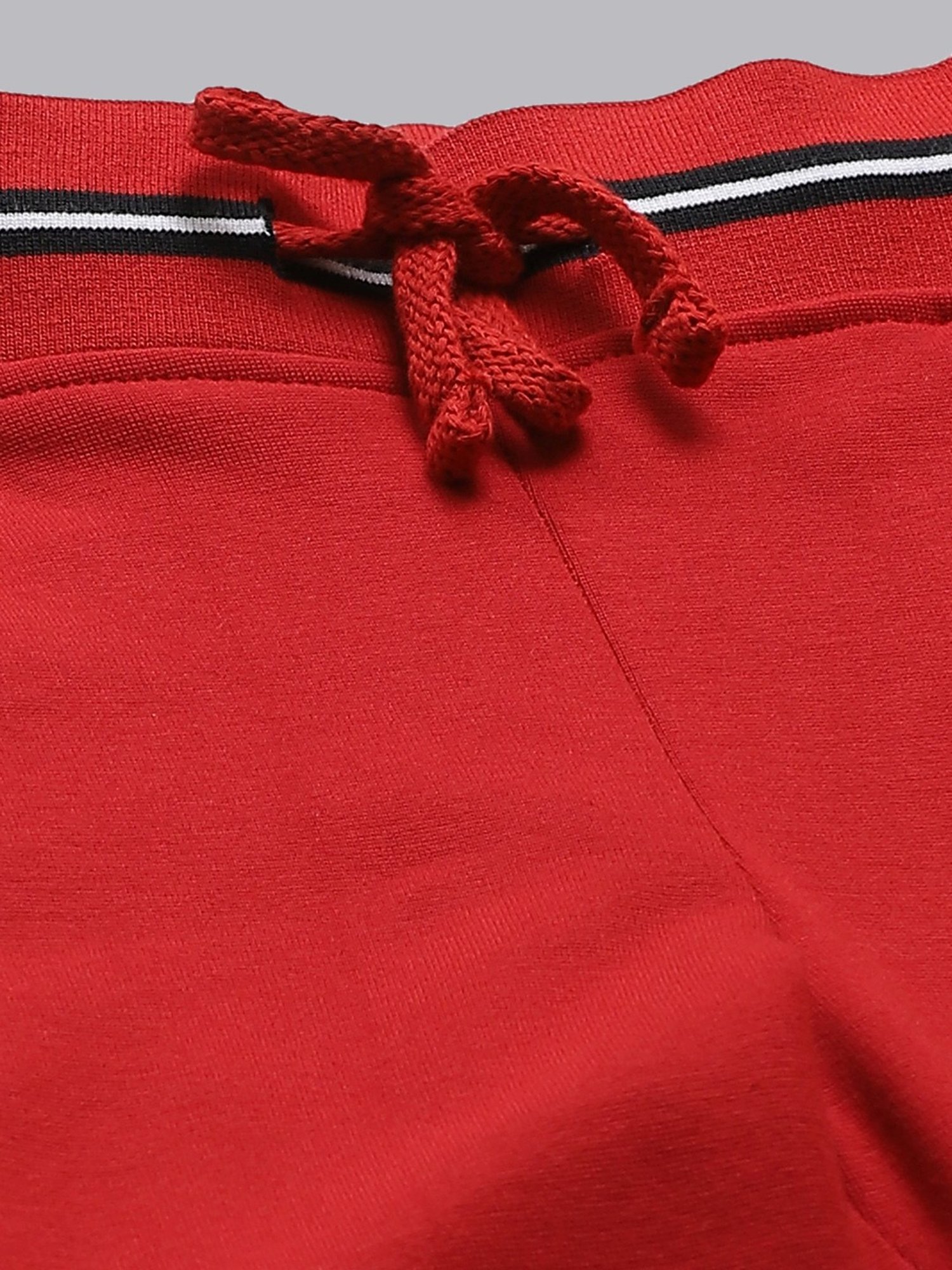 Cayman Red Mid Rise Track Pants