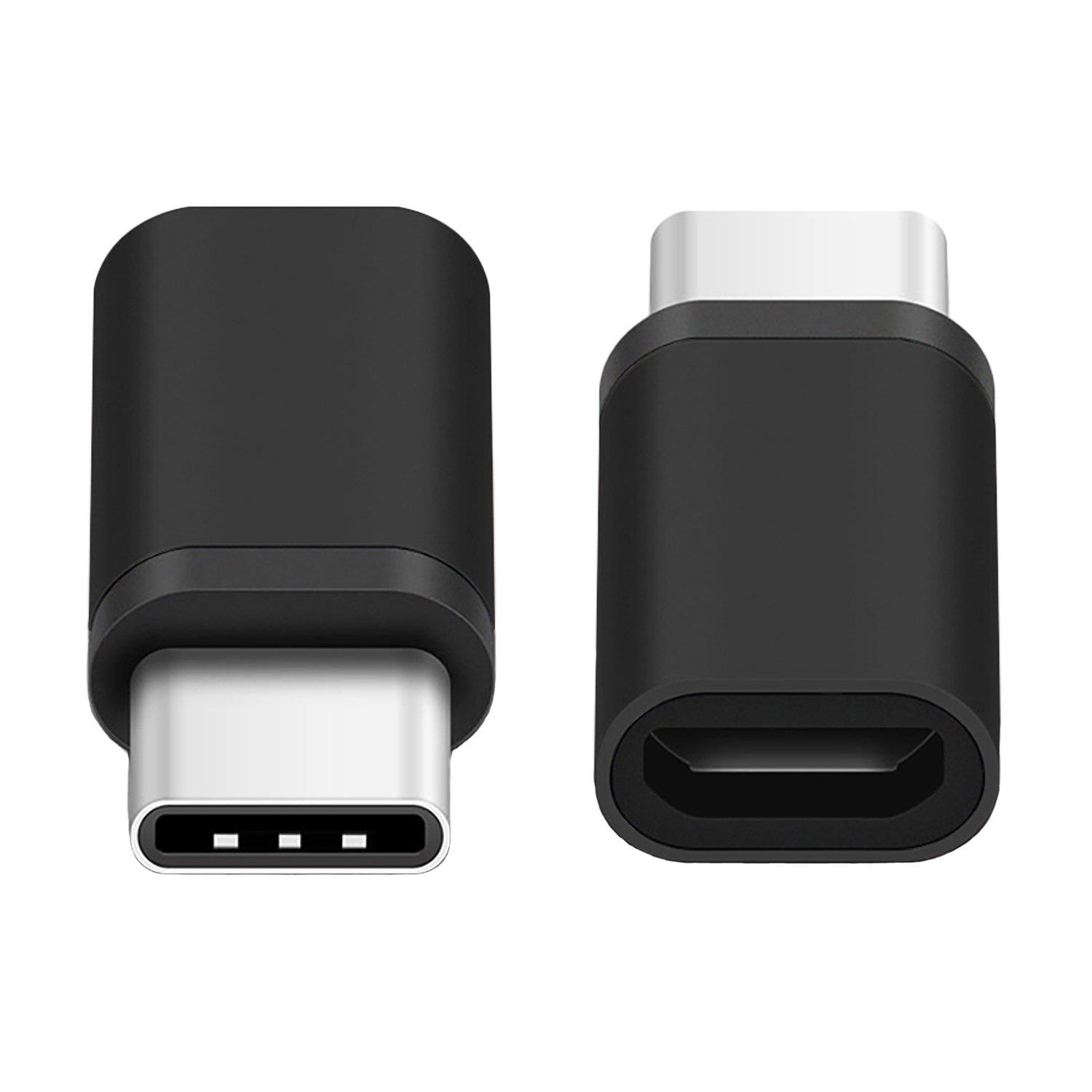 SumacLife USB Converter Kit with Micro USB to USB C Adapter, OTG USB Type A to Micro USB Adapter, and Carrying Pouch