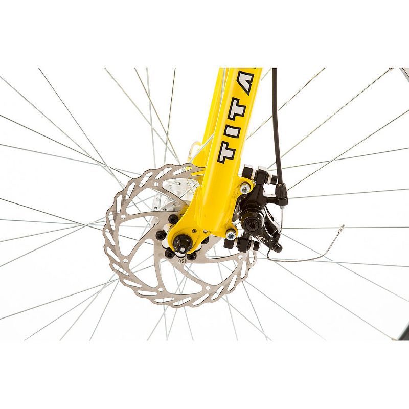 Titan Glacier Pro Alloy Suspension 26" Mountain Bike - Yellow/Black