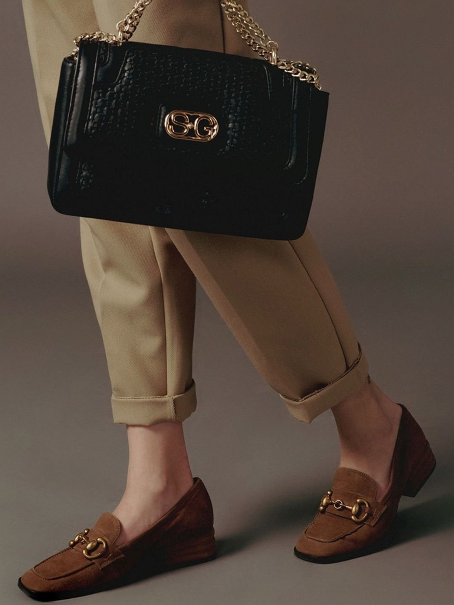 Saint G Women's Jenny Brown Loafers