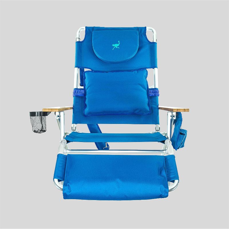 3-In-1 Lounge Beach Chair Blue - Ostrich