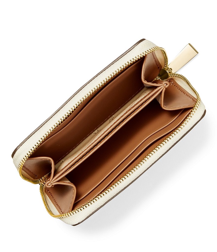 Michael Kors Jet Set Small Signature Zip Around Card Case