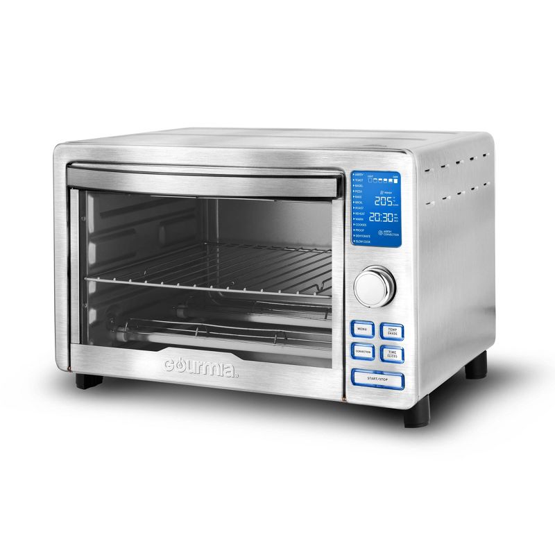 Gourmia Digital Stainless Steel Toaster Oven Air Fryer – Silver