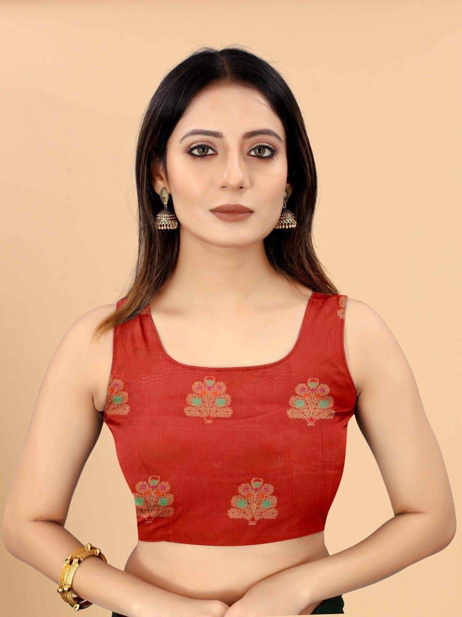 Silk Land Pink Woven Saree With Unstitched Blouse