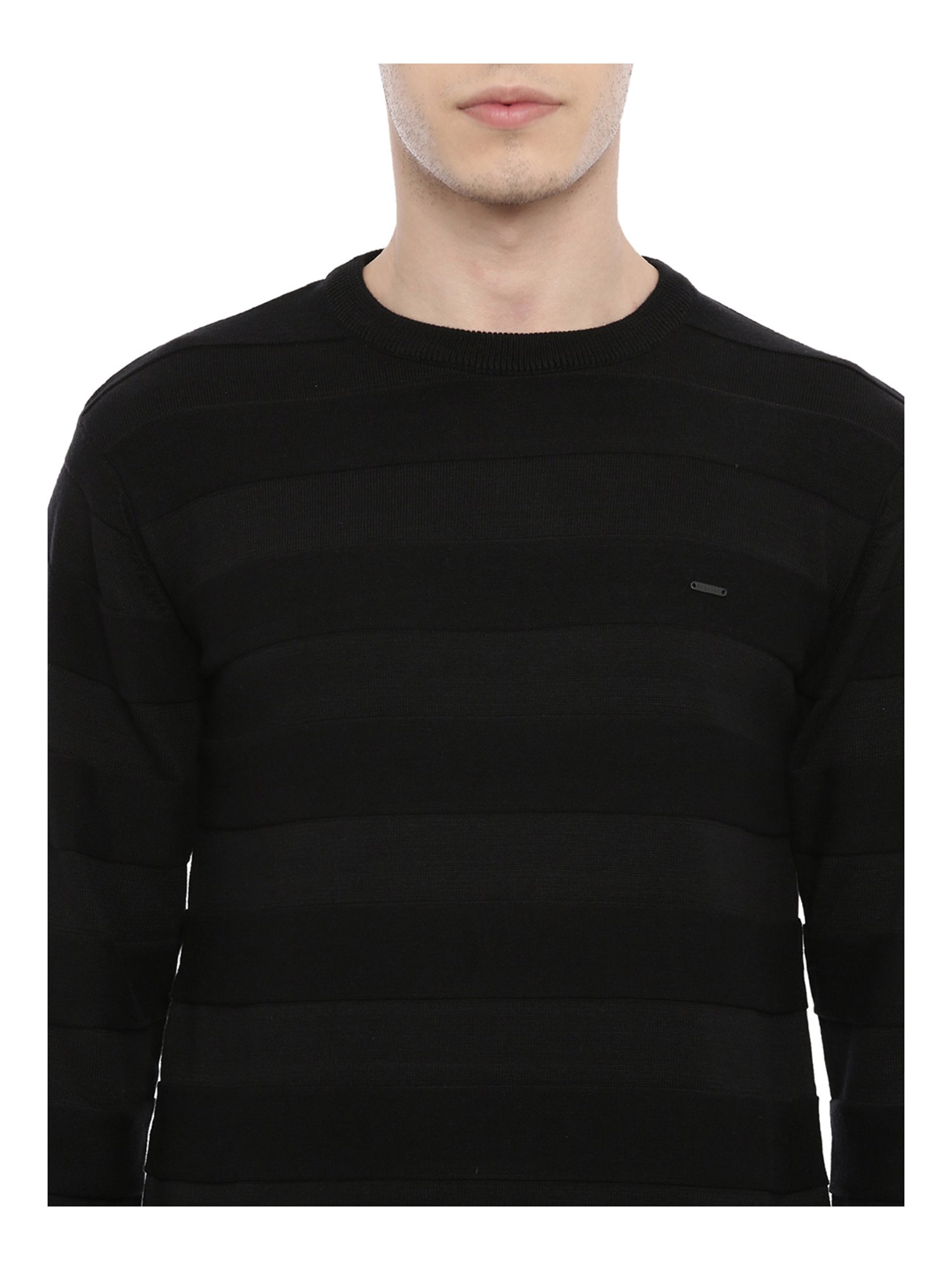 Proline Black Round Neck Sweater