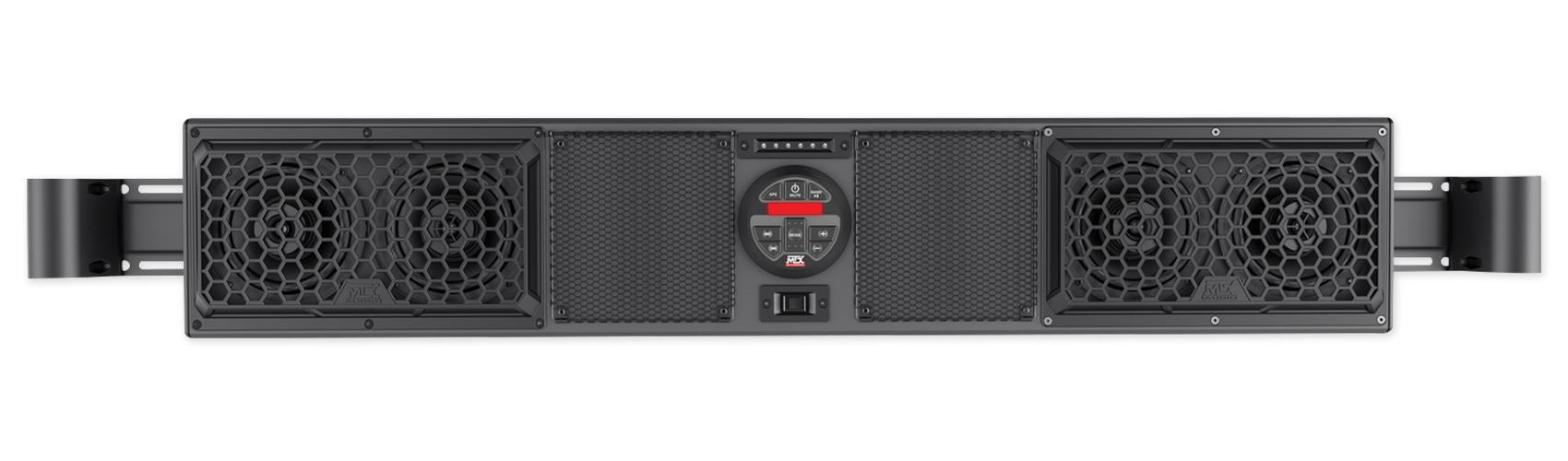 Honda Pioneer Four-Speaker Marine Rollbar Rollcage Soundbar System w/ Bluetooth