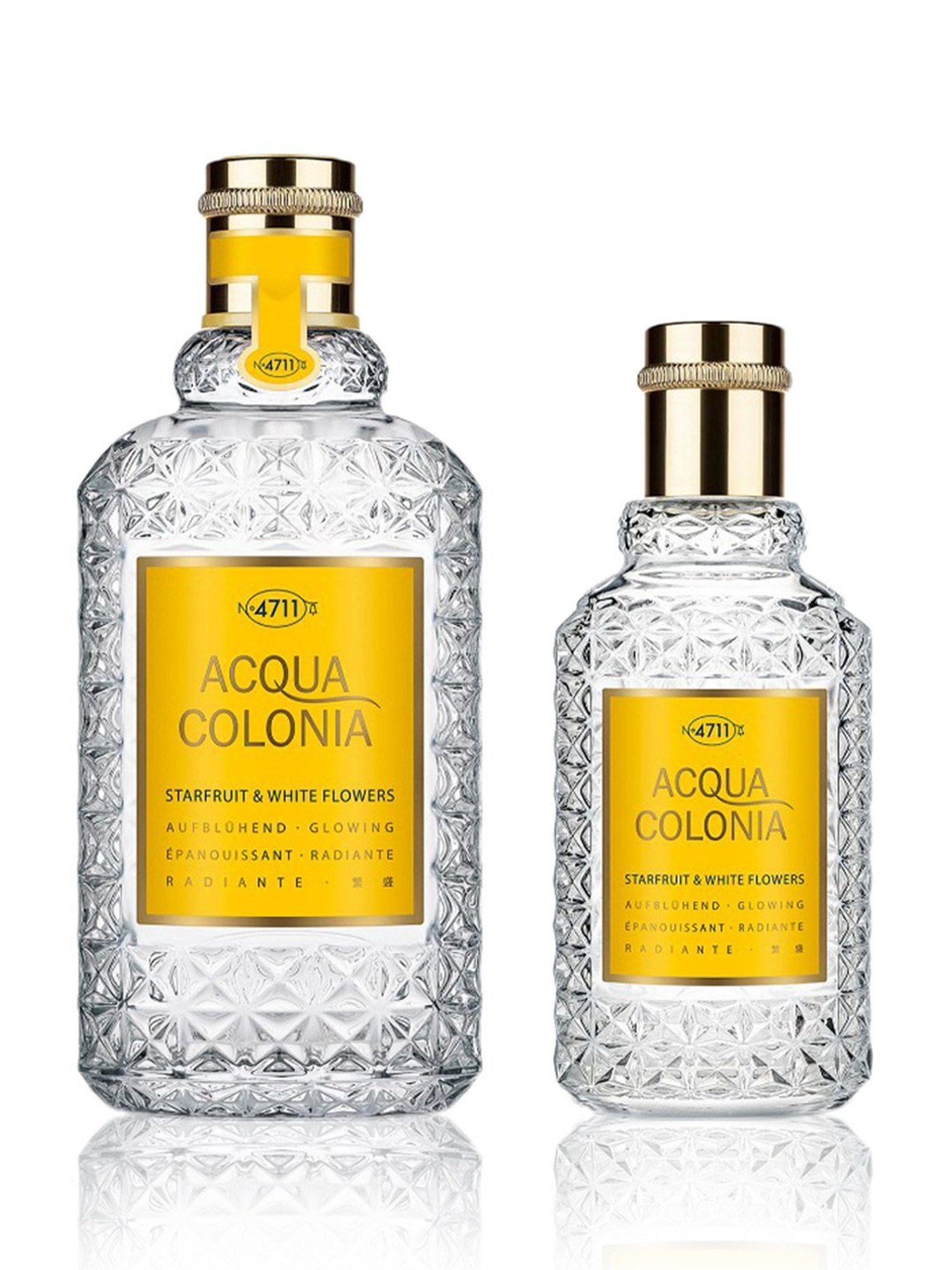 4711 Acqua Colonia Glowing Starfruit & White Flower Eau de Cologne - Pack of 2