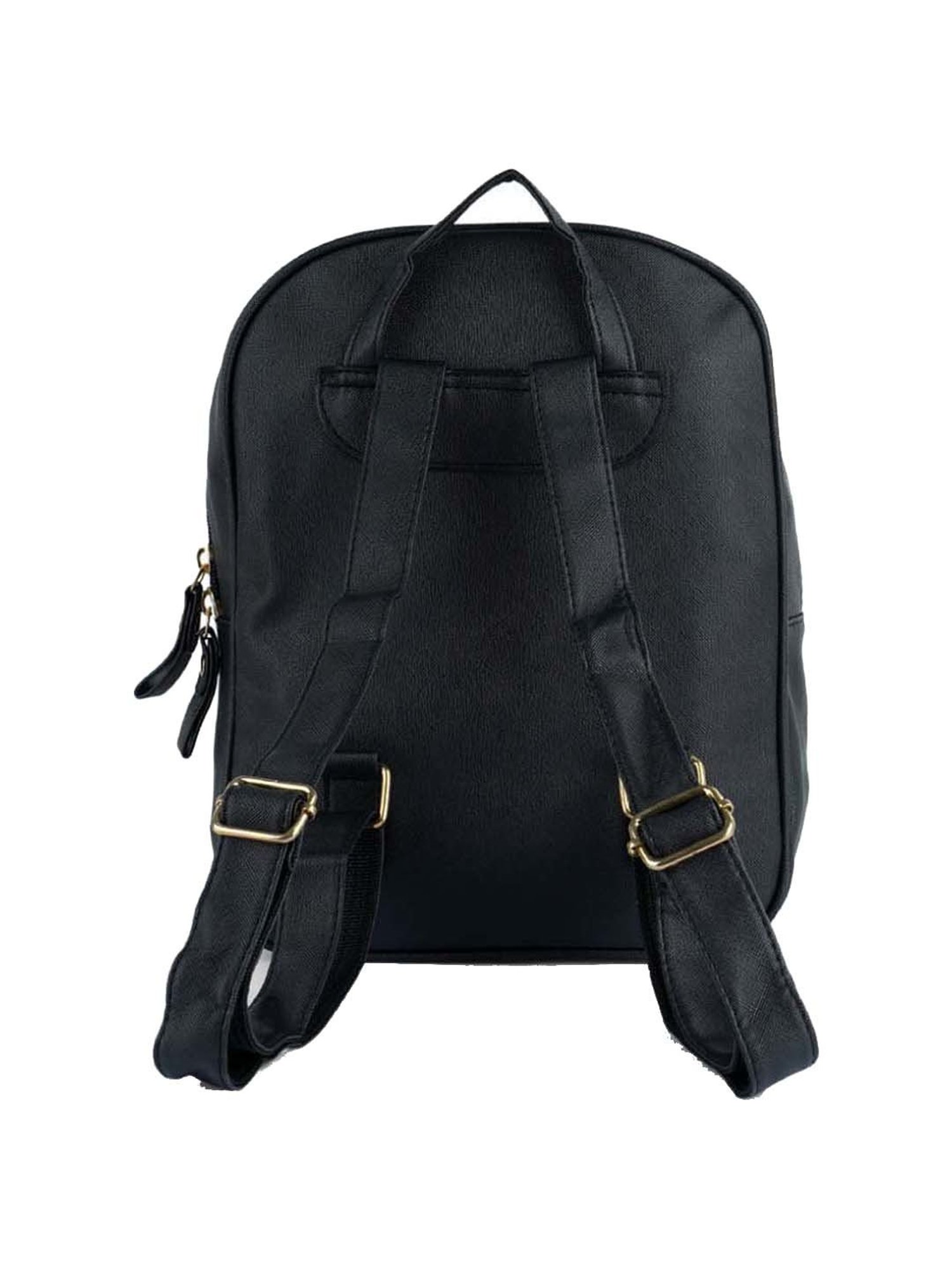 London Rag Black Croc Medium Backpack