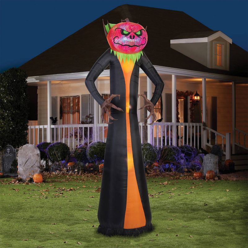 Airblown Phantasm Pumpkin Reaper Inflatable Decoration