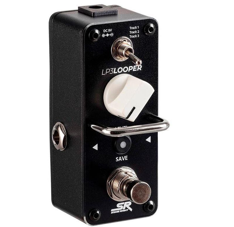 Monoprice LP3 Looper Guitar Pedal - 3 Tracks and 90 Minutes of Recording Time, Unlimited Overdubs, True Bypass Design - Stage Right Series