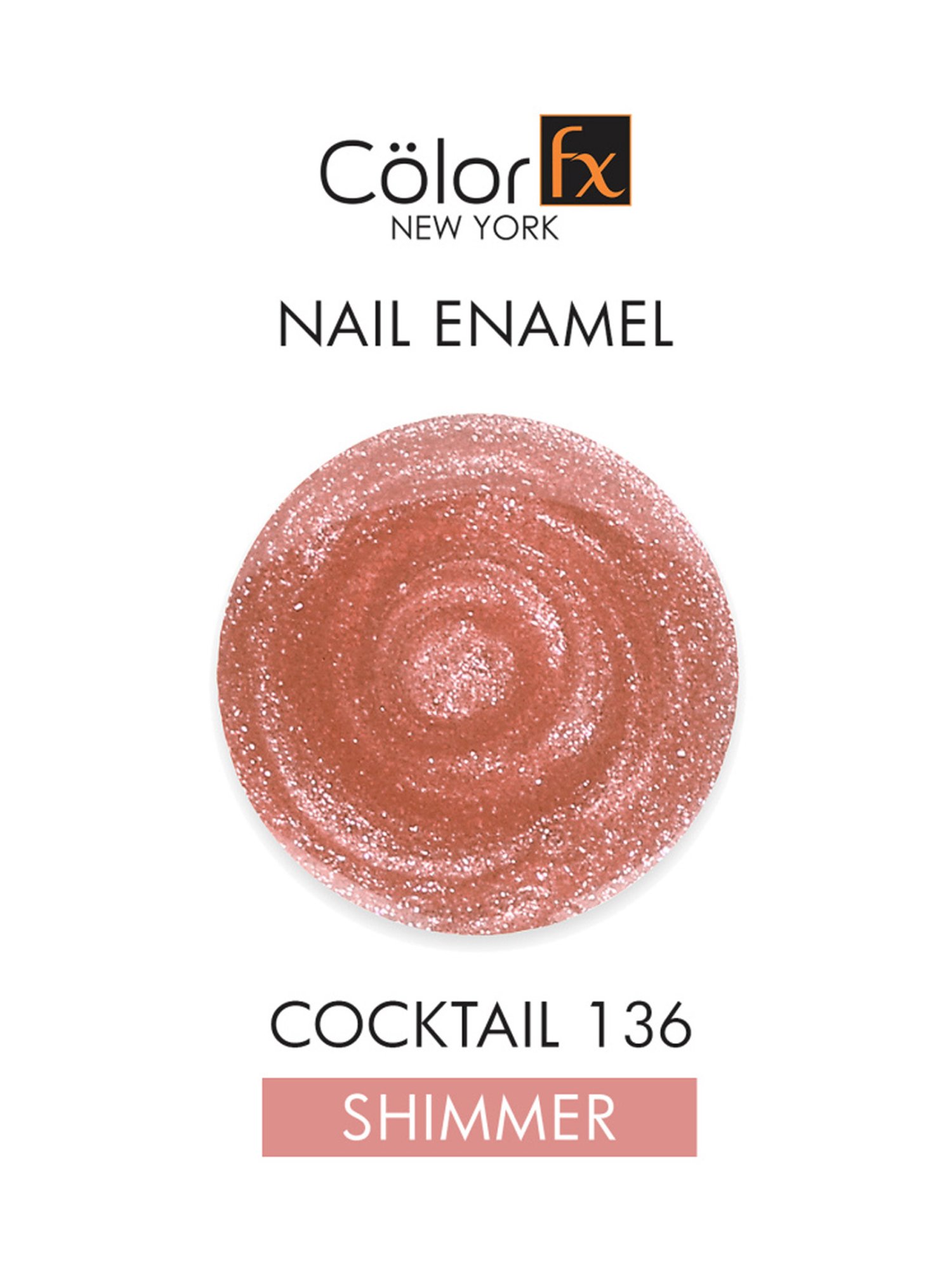 Color Fx Cocktail Party Collection Nail Enamel Shade 136 - 10 ml