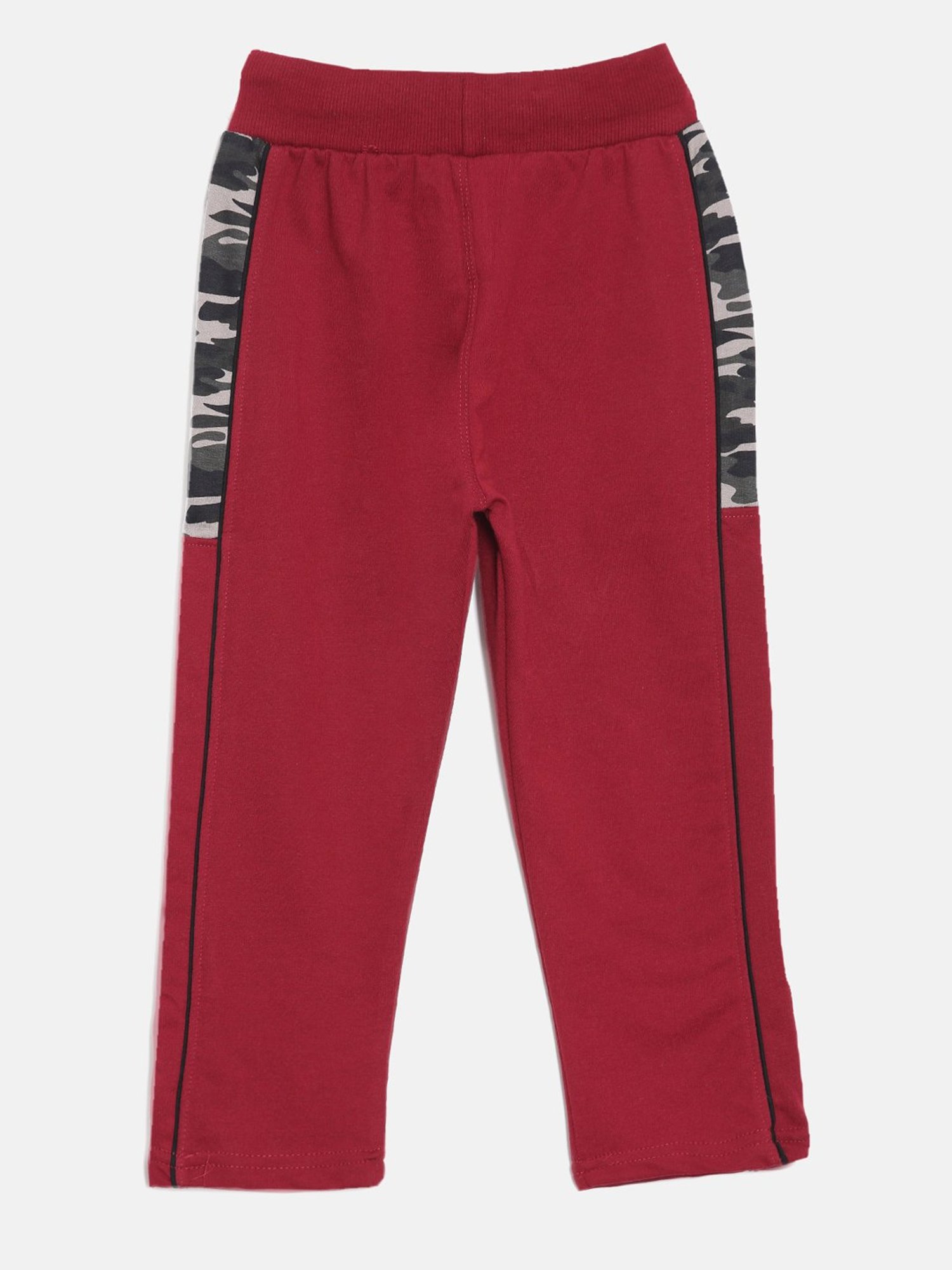 Dixcy Scott Originals Boys Maroon Solid Trackpants