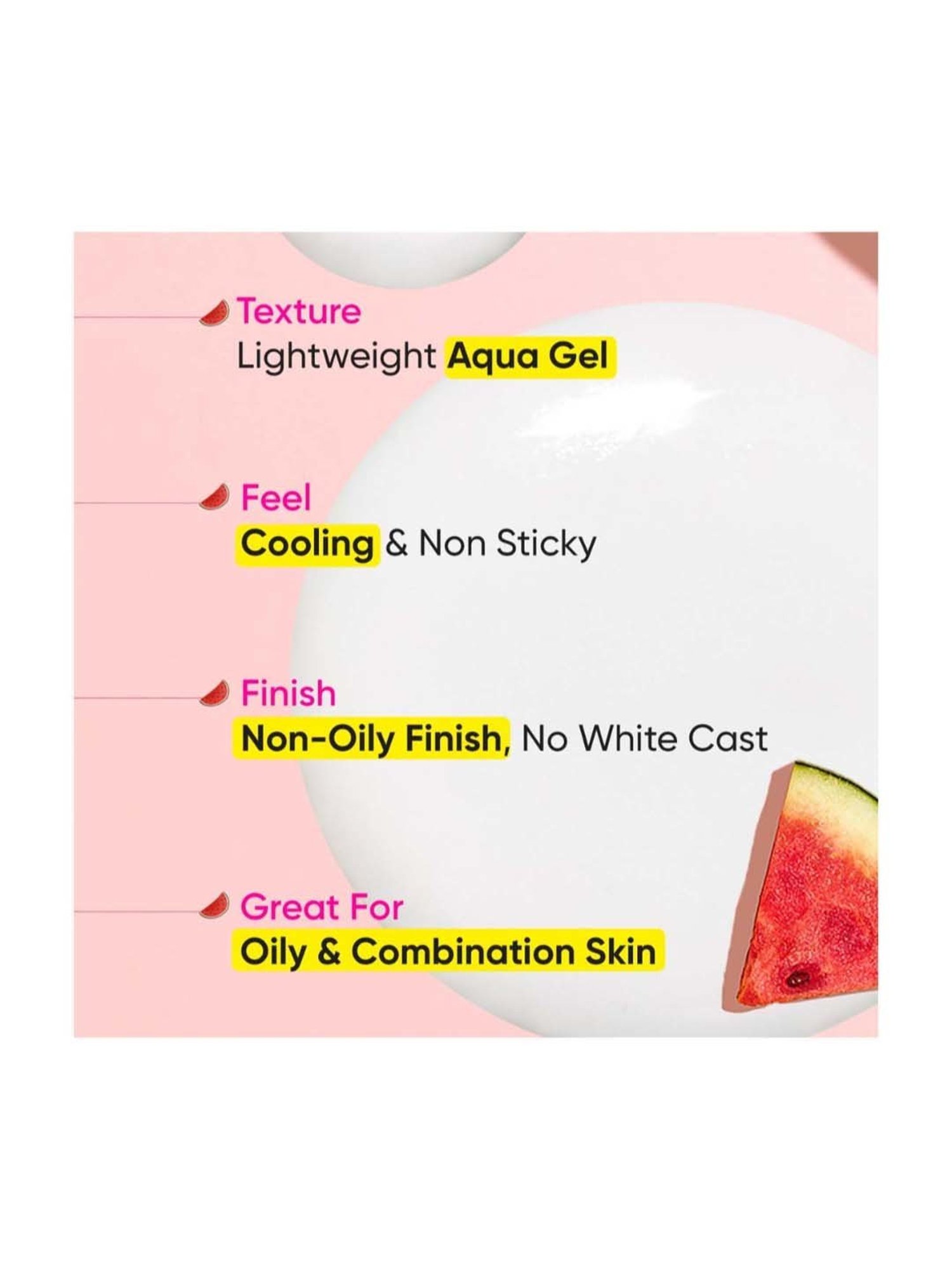 Dot & Key Watermelon Hyaluronic Sunscreen with SPF 50 PA+++ - 80 gm