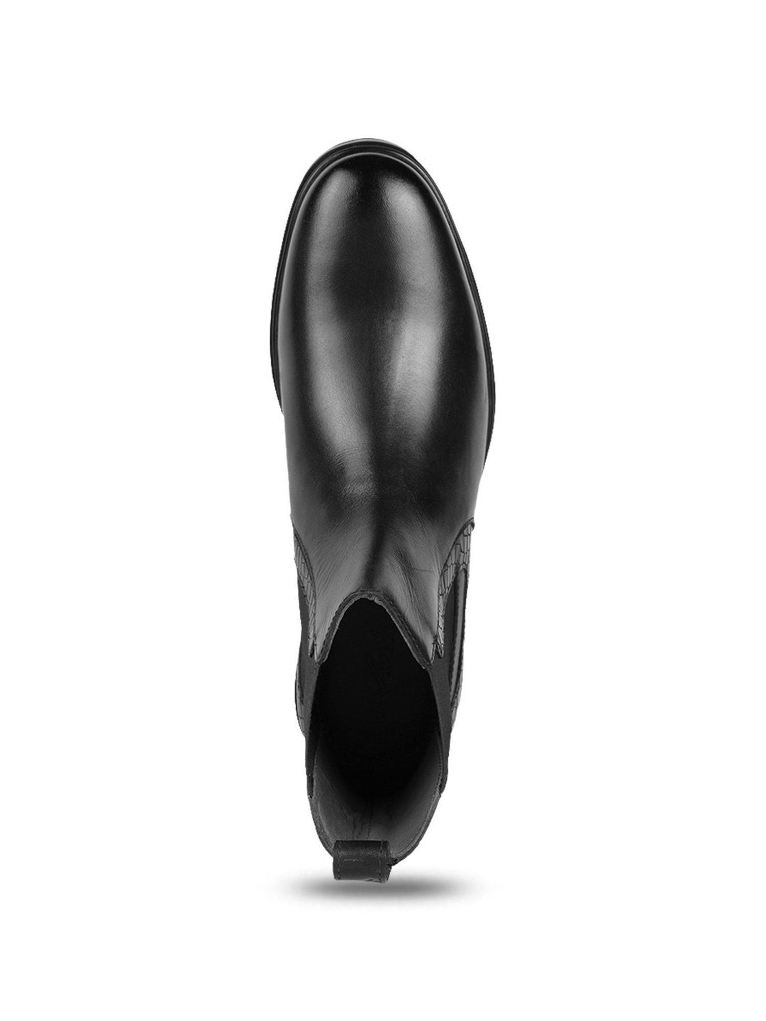 Da Vinchi by Metro Men's Black Chelsea Boots